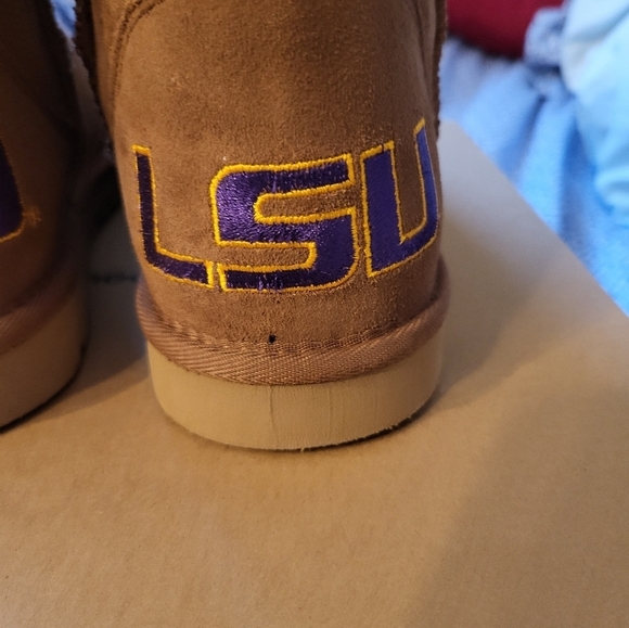LSU GEAUX Tigers Roadies Women's size 9 Leather, Wool boots NEW - Picture 12 of 16